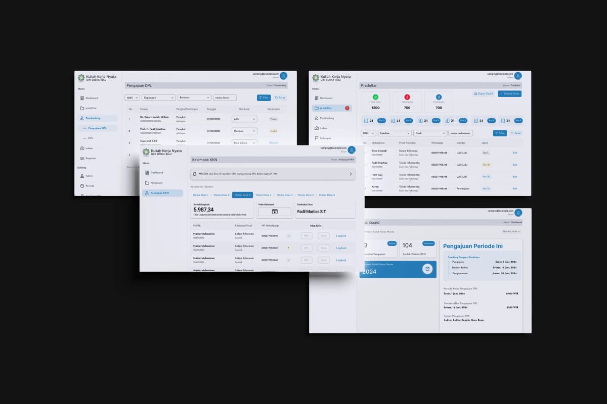 KKN Portal Web for UIN Suska Riau